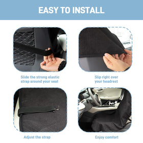 DMS PROTECTOR side profile demonstrating universal fit on SUV seat