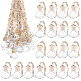 DMuuuDM front view diamond vial showing clear glass and shape for attractive display