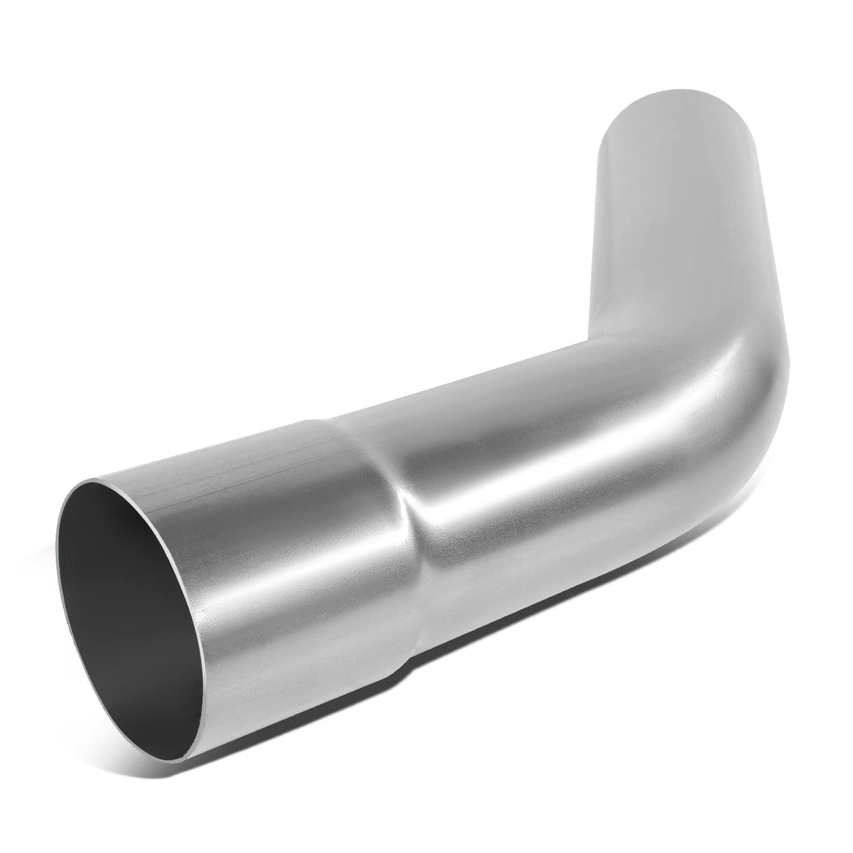 DNA MOTORING front view of 45° bend pipe showing shape and fit benefits