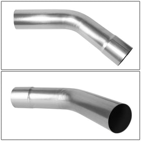 DNA MOTORING exhaust tube installed in vehicle illustrating custom routing benefit