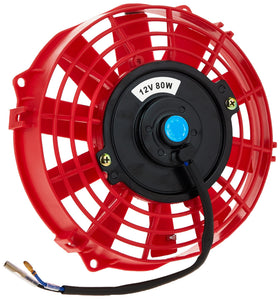 DNA MOTORING fan mounted as a pull fan on radiator demonstrating improved cooling