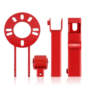DNA MOTORING adjustable arm detail showing easy angle setup for precise forming