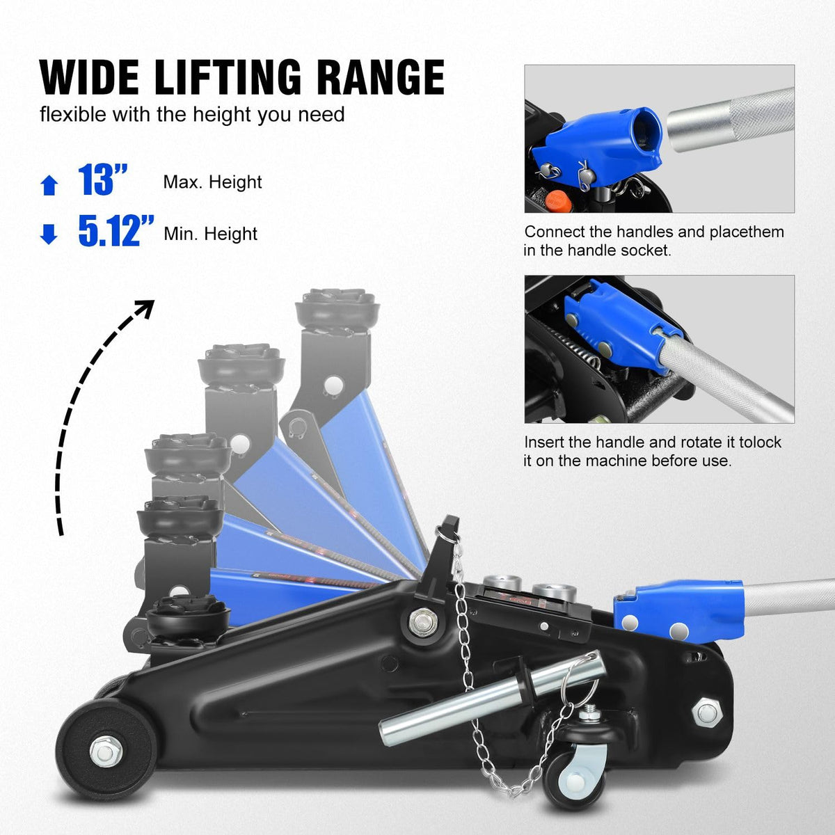 DNA MOToring swivel casters detail for easy positioning and smooth maneuvering benefit