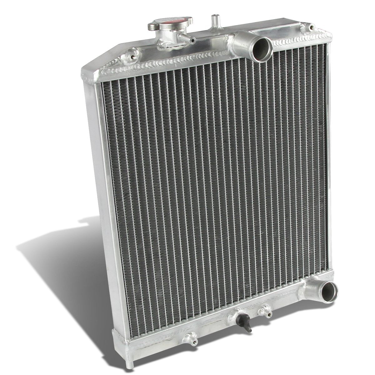 DNA MOTORING close-up of louvered fins highlighting improved heat dissipation