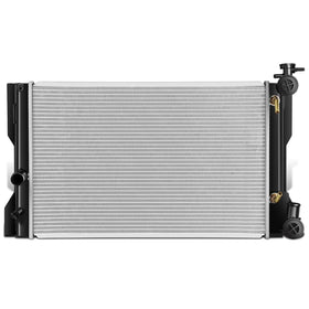DNA Motoring CU13106 front view showing full radiator and mounting points for easy fitment