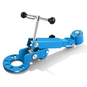 DNA MOTORING front view of fender roller showing robust frame and finish, durable tool benefit