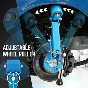 DNA MOTORING tool mounted inside wheel well reforming arch, controlled shaping benefit
