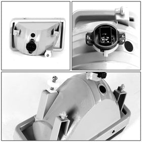 DNA MOTORING fog lamp bulb and socket detail for fast plug-and-play installation benefit
