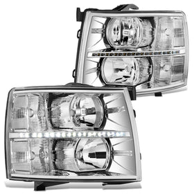 DNA MOTORING front assembly chrome clear showing modern styling and improved visibility