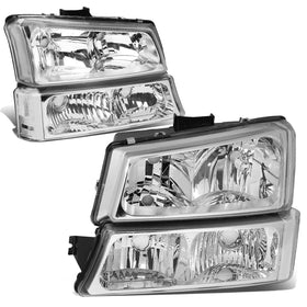 DNA MOTORING chrome clear front assembly showing renewed styling and improved visibility