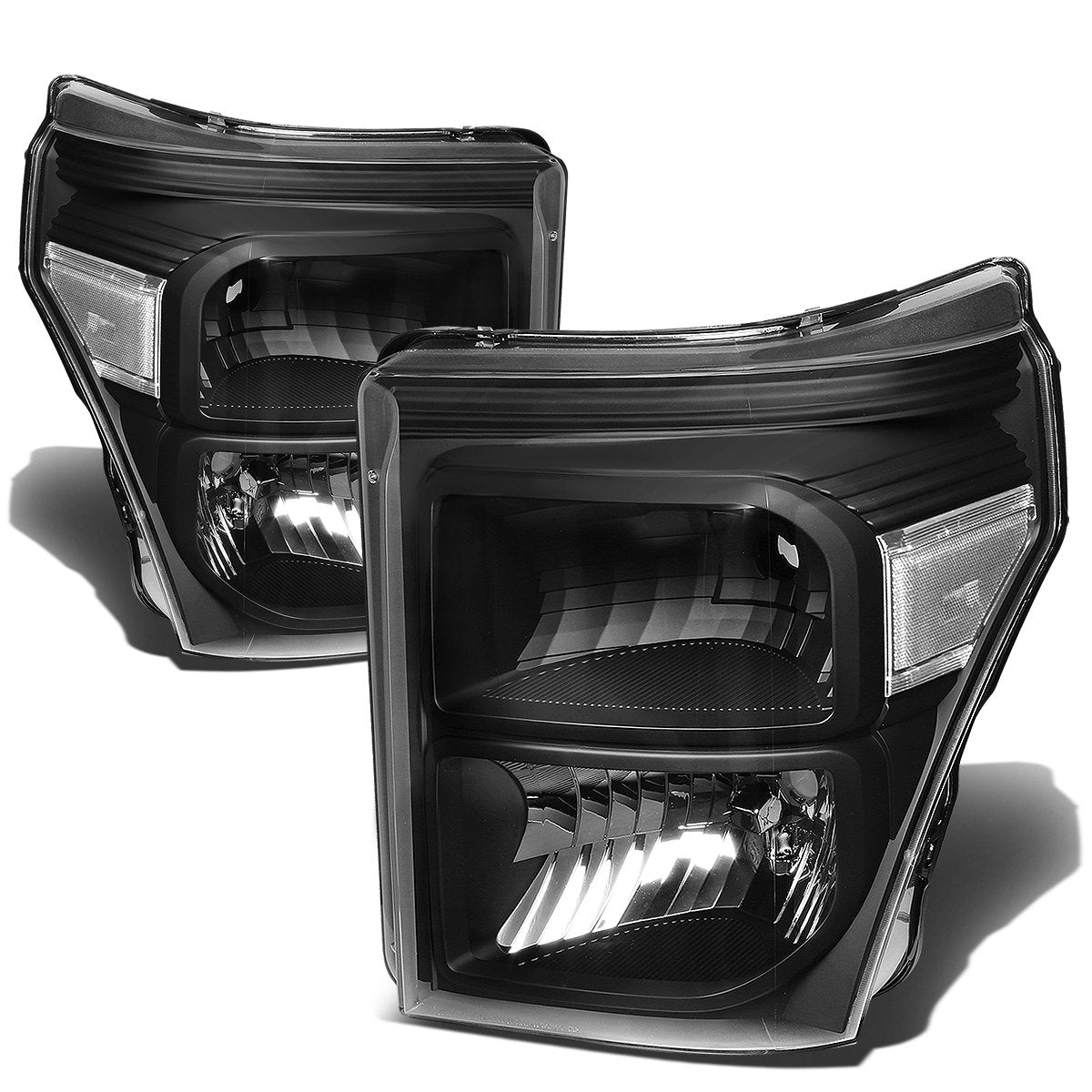 DNA MOTORING front view of headlights showing fit and finish for refreshed look