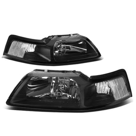 DNA MOTORING front view of both headlights showing fit and style benefiting curb appeal