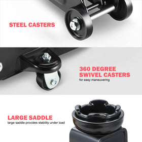 DNA Motoring handle and pump assembly emphasizing fast lifting performance