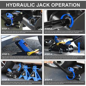 DNA Motoring kit in use lifting a car for safe maintenance