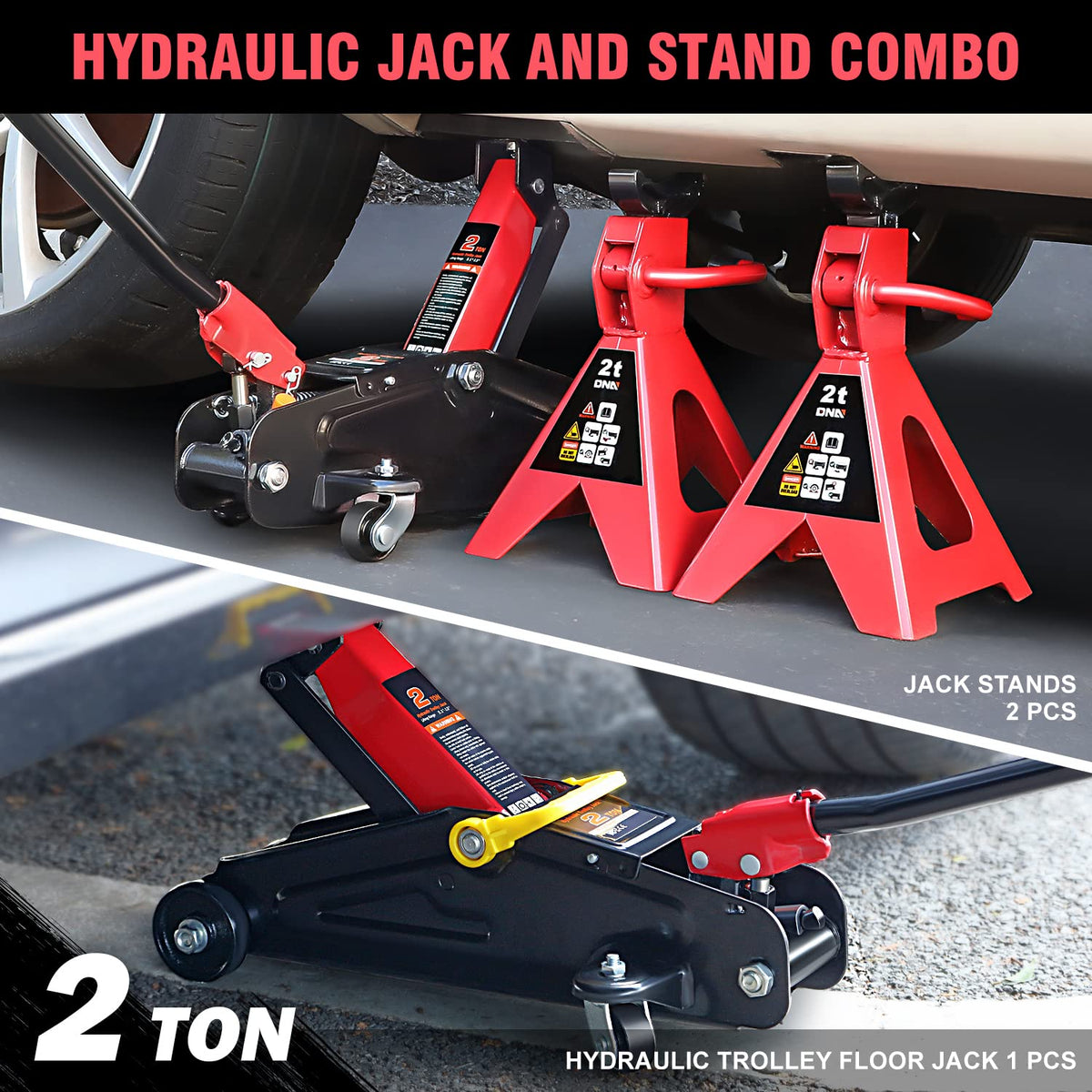 DNA MOTORING closeup of low-profile jack saddle for secure contact