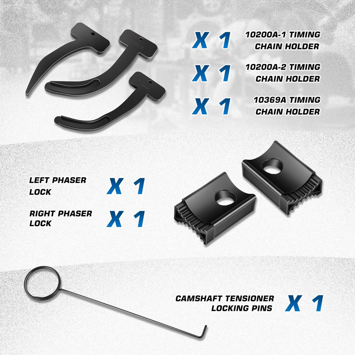 DNA MOTORING right phaser lock detailed view demonstrating durable construction and precise engagement