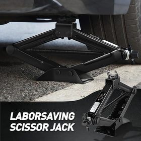 DNA Motoring jack next to a hand for scale showing portable size and ergonomic handling