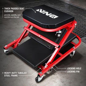 DNA MOTORING six 2-inch polyurethane casters detail for smooth, non-marring movement