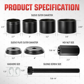 DNA MOTORING sliding screws detail demonstrating strong 8.8-grade build for reliable force