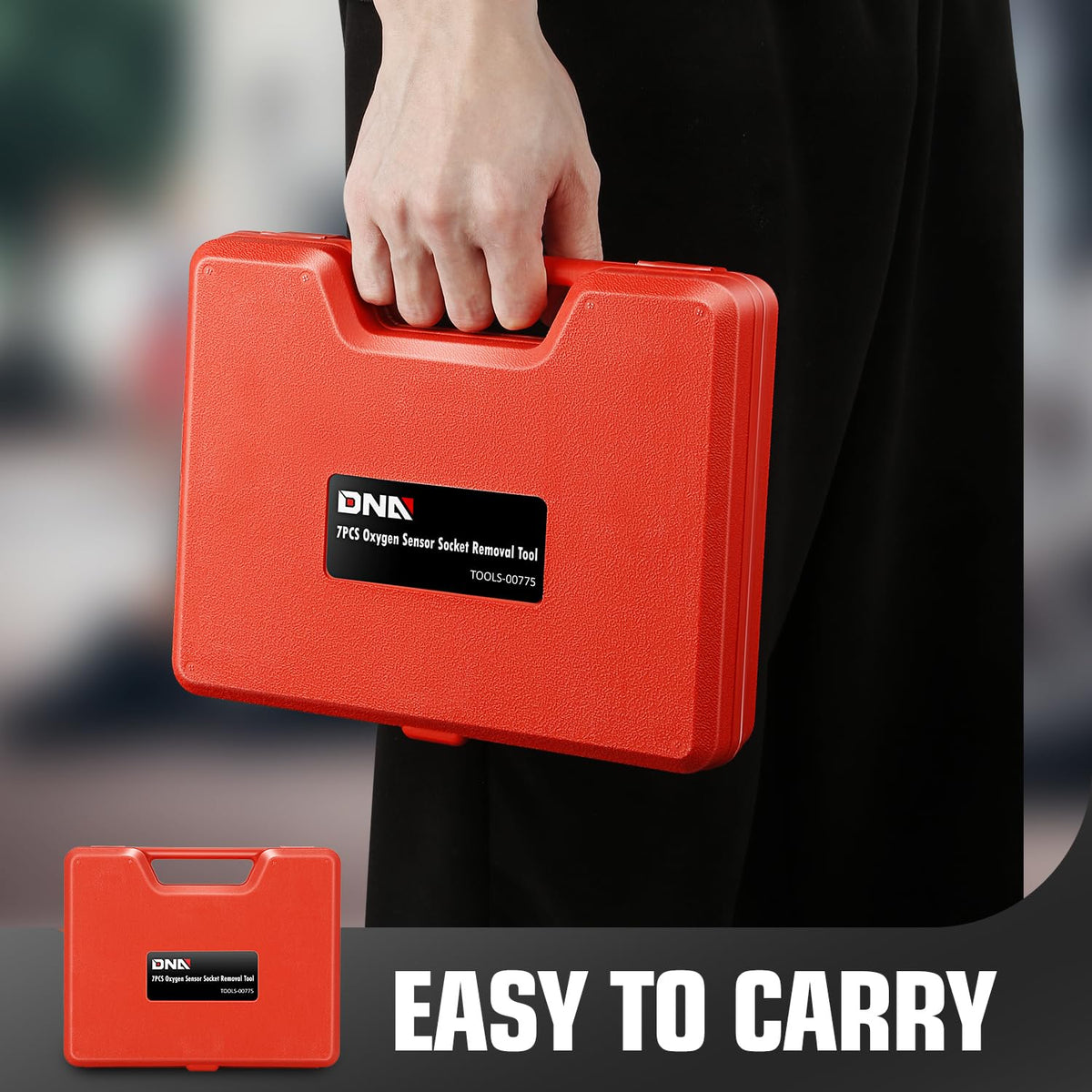 DNA MOTORING storage case neatly organized for easy transport and jobsite readiness