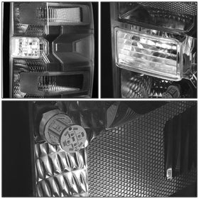 DNA MOTORING tail lights installed on Silverado demonstrating factory-fit appearance