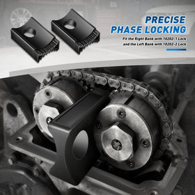 DNA MOTORING timing chain holder top view showing secure chain retention for stable alignment