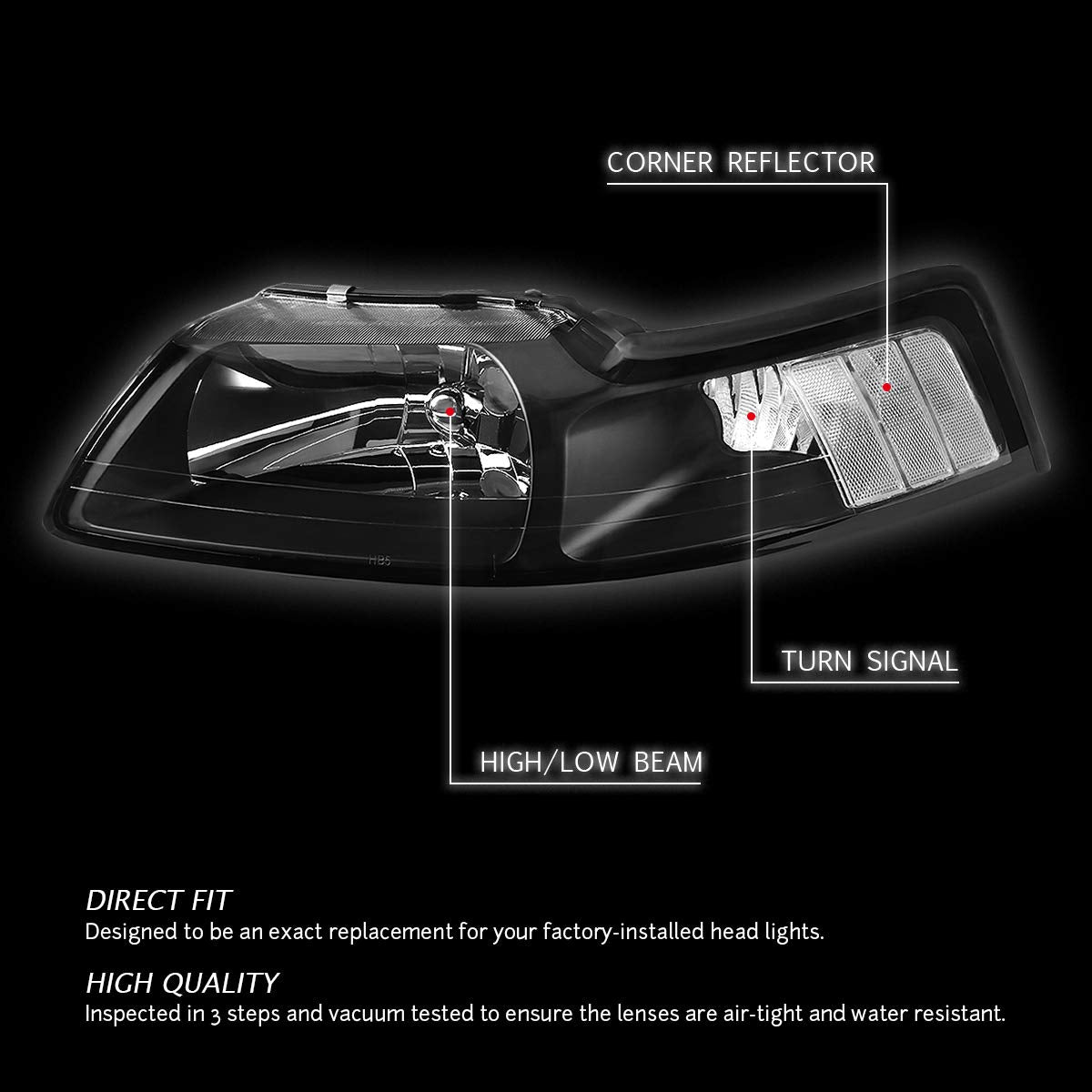 DNA MOTORING wiring connector and socket view ensuring plug-and-play compatibility