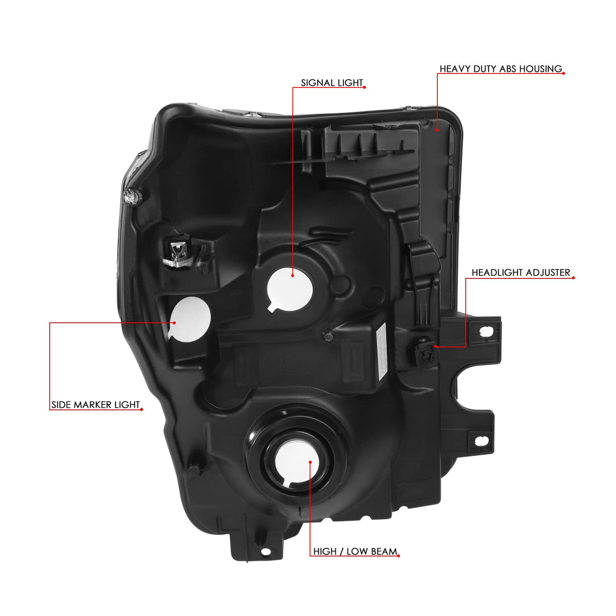 DNA MOTORING plug and wiring connector view showing plug-n-play convenience