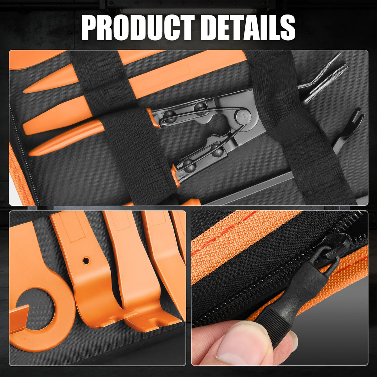 DNA MOToring zippered storage bag keeping tools organized and protected on the job