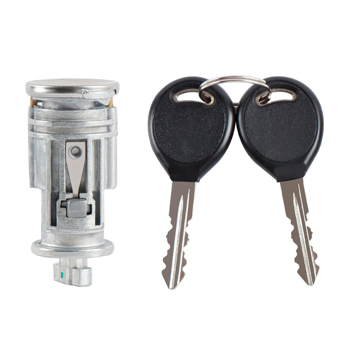 Dngbymx front view of ignition lock cylinder showing fit and finish for reliable operation