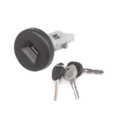 Dngbymx ignition lock cylinder front view showing mounting points and clean finish for direct fit