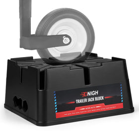 Dnigh front packaging and block showing durable base and portability benefit