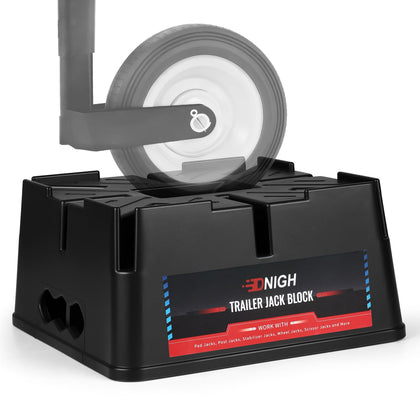 Dnigh front packaging and block showing durable base and portability benefit
