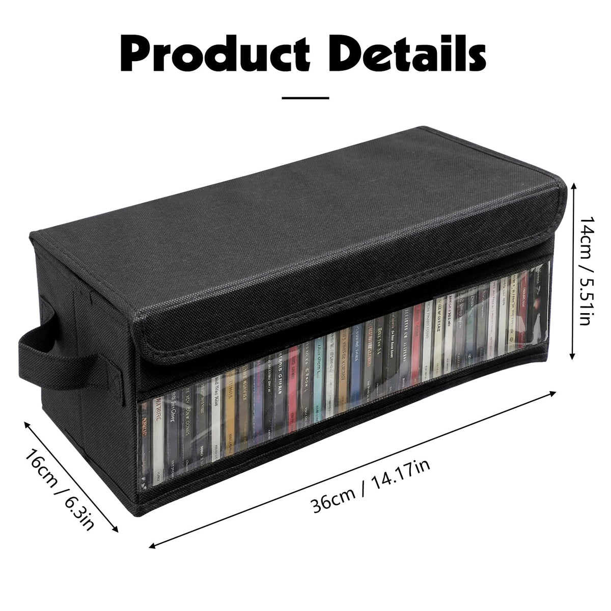 Dntorx clear side window revealing contents for quick identification benefit