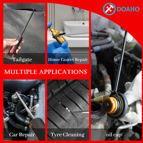 DOAHO clip removal pliers in focus for safe fastener extraction without damage
