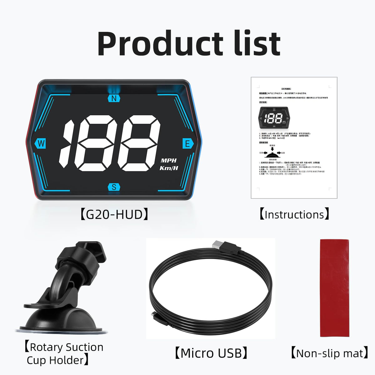 Docbraces HUD in lifestyle driving scene promoting reduced driver distraction