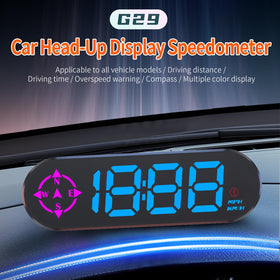 Docbraces HUD close-up of LCD showing speed, direction and satellite count benefit