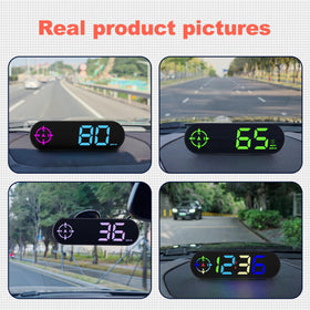 Docbraces HUD rear sensor detail showing photosensitive sensor for automatic brightness