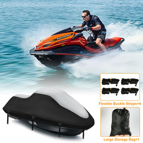 DOCEPERT cover on docked watercraft protecting finish and reducing sun exposure