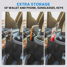 DockCharged next to keys and phone showing scale and practical compactness