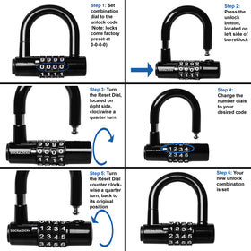 DocksLocks inside a backpack showing lightweight 9oz portability benefit