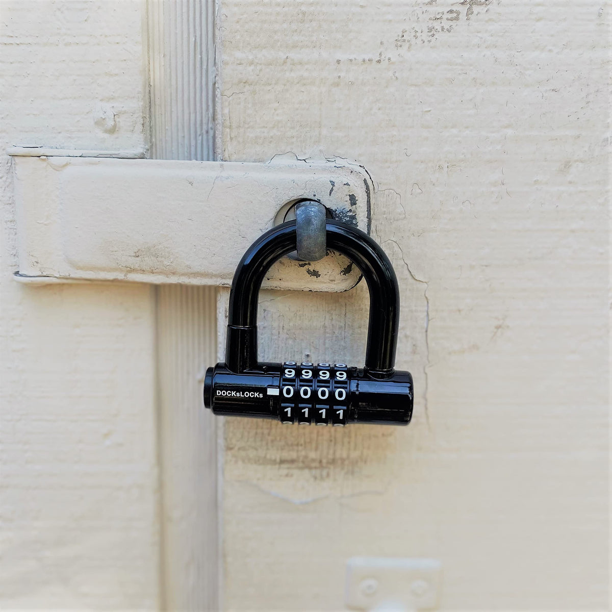 DocksLocks paired with security cable enabling extended anchoring options