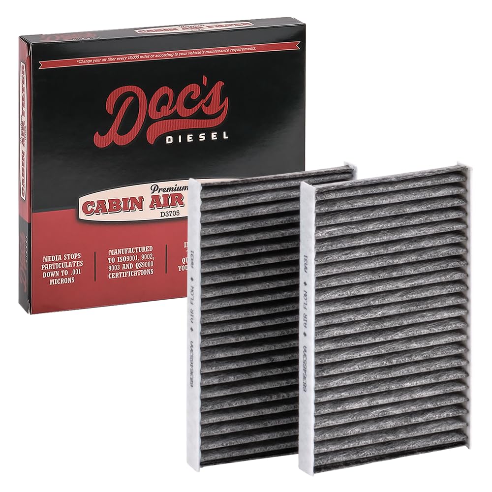 Doc's Diesel front packaging showing filter and fit details for quick selection