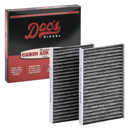 Doc's Diesel front packaging showing filter and fit details for quick selection