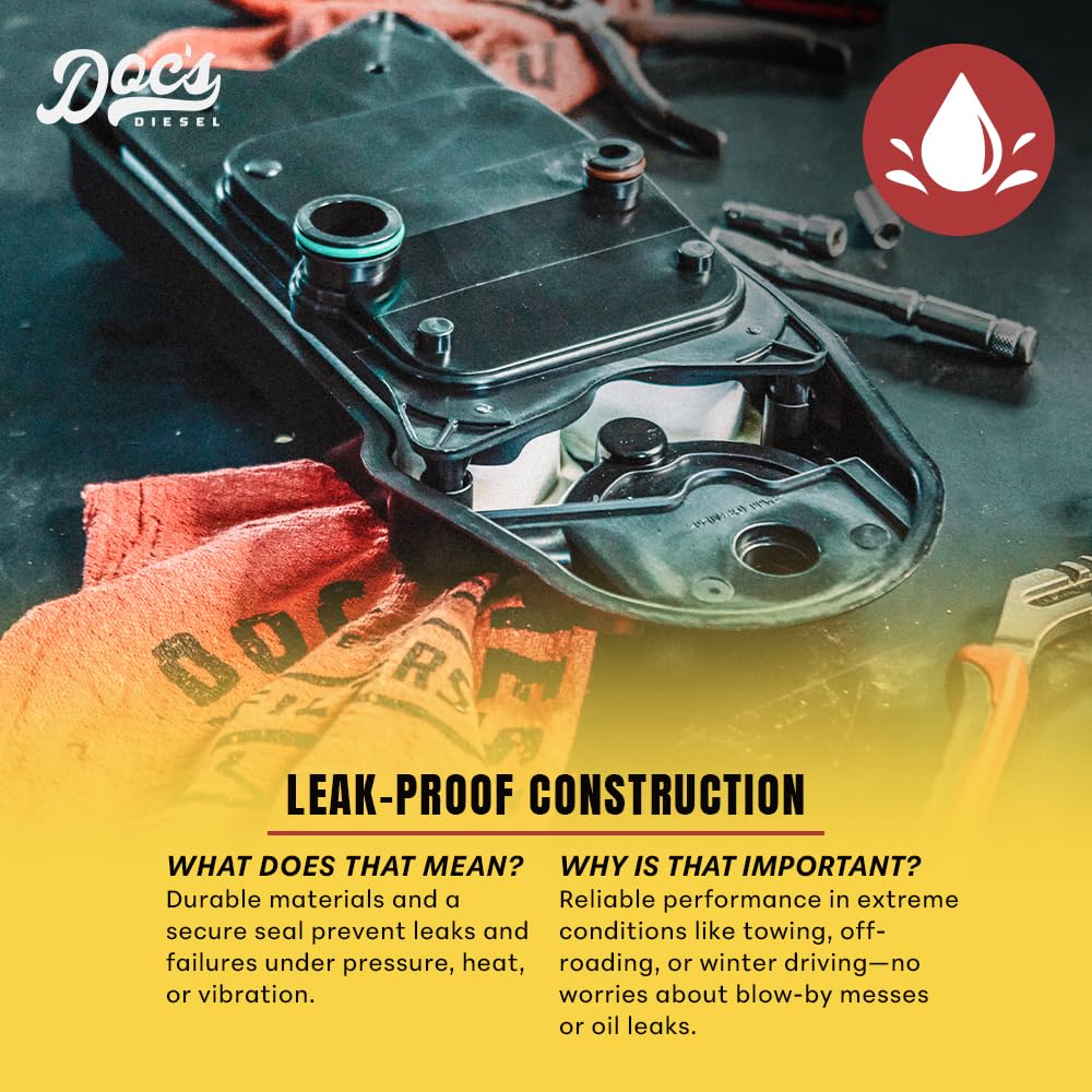 Doc's Diesel product label with part numbers for accurate cross-reference