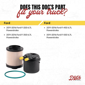 Doc's Diesel close-up of filter media highlighting contaminant protection