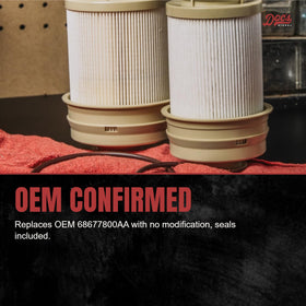Doc's Diesel filter media close-up highlighting contaminant capture for protection