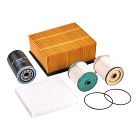 Doc's Diesel engine air filter close-up showing pleat structure for improved intake protection