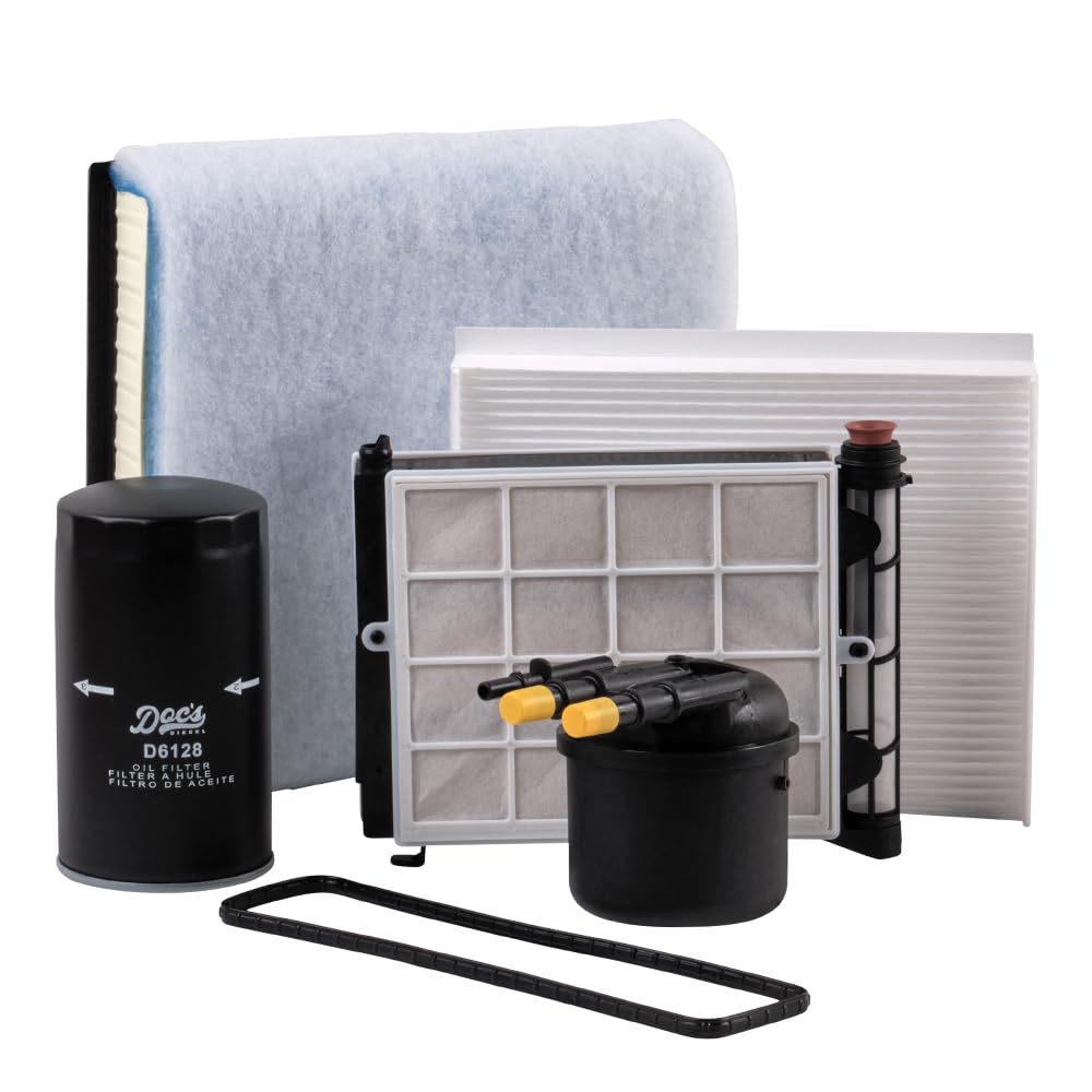 Doc's Diesel front packaging showing complete filter kit and easy identification