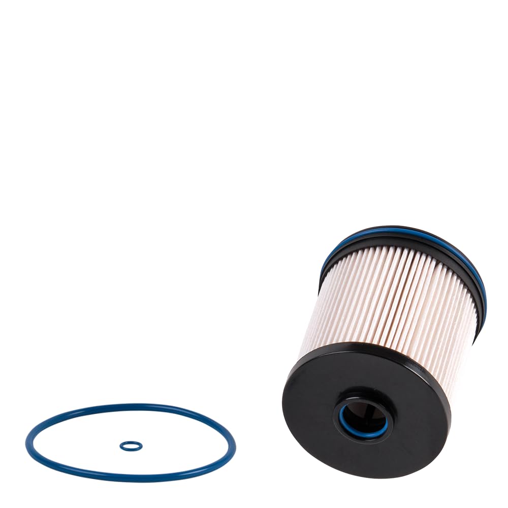 Doc's Diesel filter media close-up revealing pleated element for improved filtration